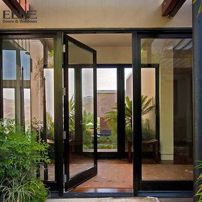 Doppia porta di entrata di alluminio di Access/porta a battenti di alluminio rottura termica
